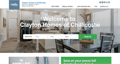 Desktop Screenshot of claytonhomesofchillicothe.com